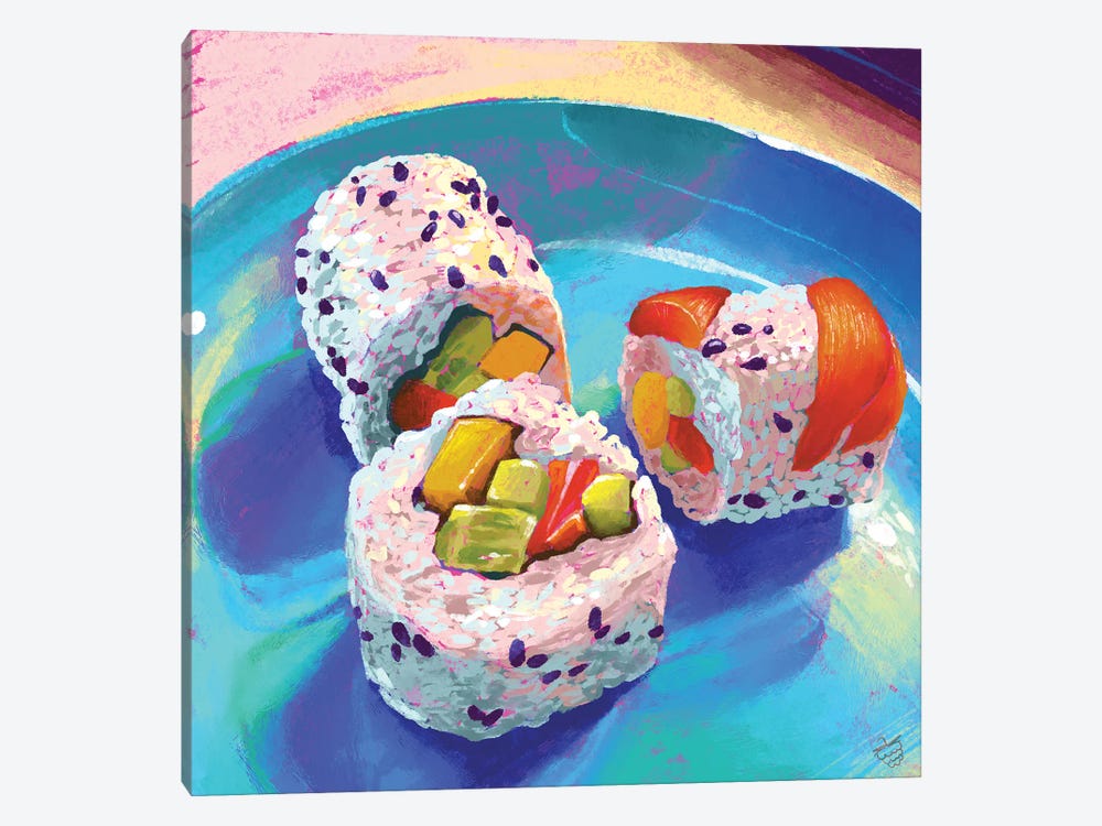Sushi II - Uramaki Set by Very Berry 1-piece Canvas Art
