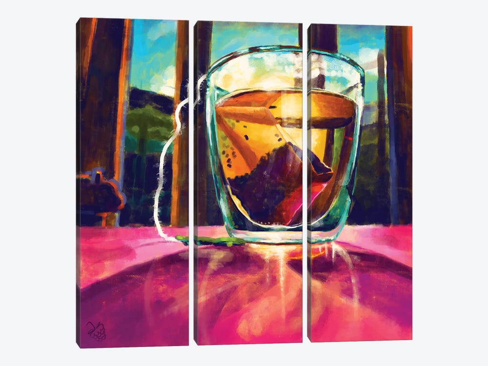 Tea Time by Very Berry 3-piece Art Print