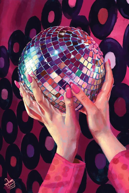 Barbie Retro Disco Dream In Pink by Very Berry wall art