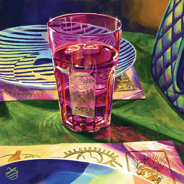 Still Lifes For The Modern World: Dinner In The Golden Light by Very Berry