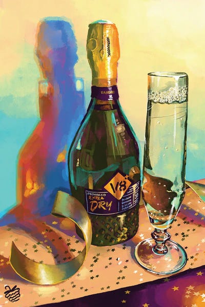 Festive Celebratory Prosecco