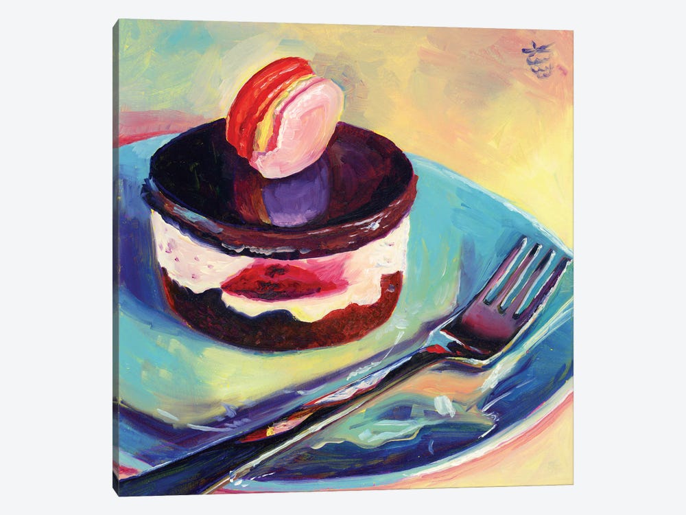 Macaron Cake by Very Berry 1-piece Canvas Art