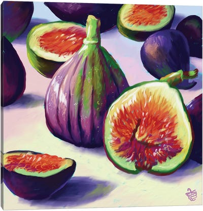 Figs, Figs, Figs Canvas Art Print - Very Berry