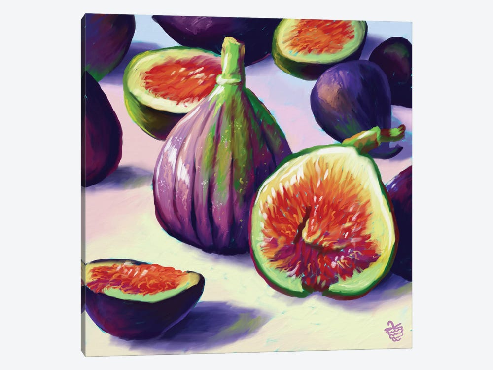Figs, Figs, Figs by Very Berry 1-piece Canvas Print