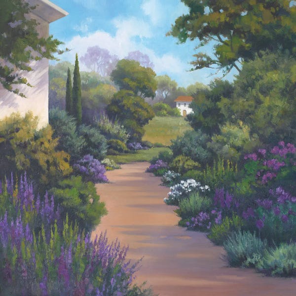 Herbs: Garden Path I by Vivien Rhyan
