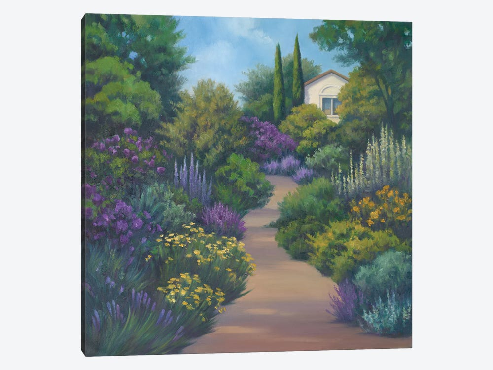 Garden Path II by Vivien Rhyan 1-piece Canvas Print