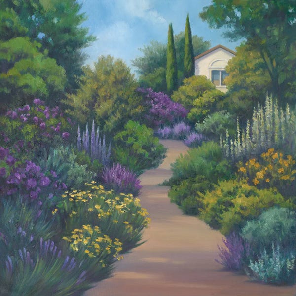 Herbs: Garden Path II by Vivien Rhyan
