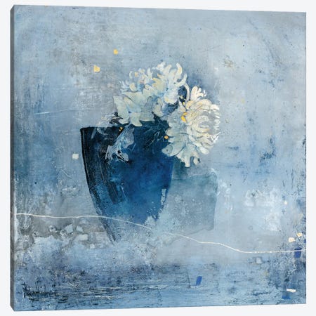 Blue Magnificence I Canvas Print #VRI3} by Heleen Vriesendorp Canvas Art Print
