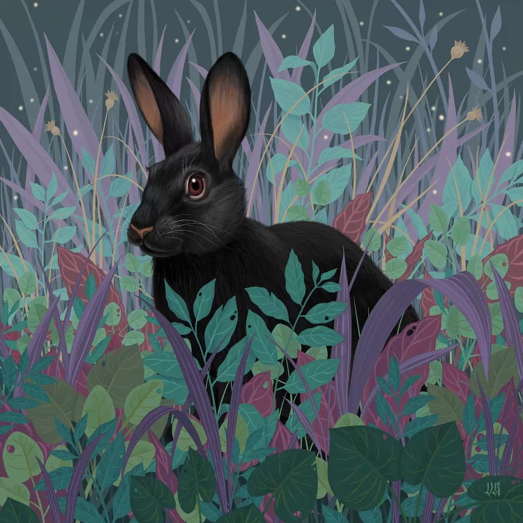 Black Rabbit by Vasilisa Romanenko wall art