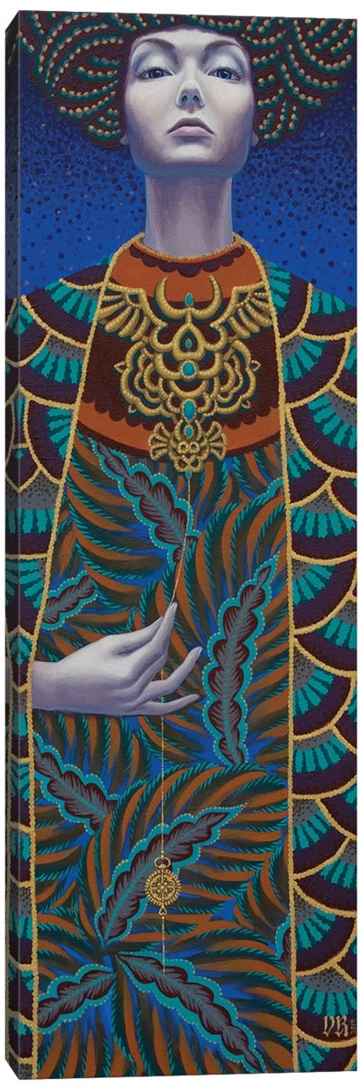 Evening Star Canvas Art Print - All Things Klimt