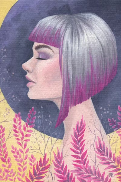 Vasilisa Romanenko: Fuchsia Daydream by Vasilisa Romanenko