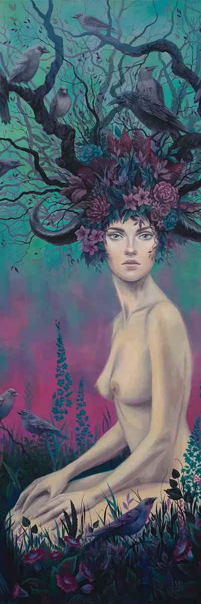 Vespers by Vasilisa Romanenko multi panel art