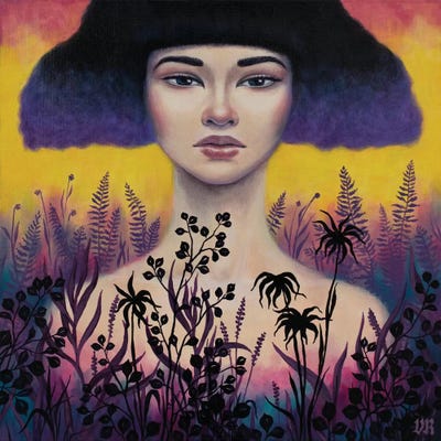 Violet by Vasilisa Romanenko canvas print