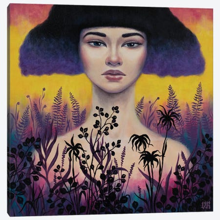 Violet Canvas Print #VRK41} by Vasilisa Romanenko Canvas Wall Art