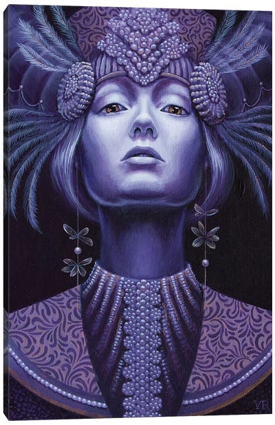 Violet Queen Canvas Art Print - Vasilisa Romanenko