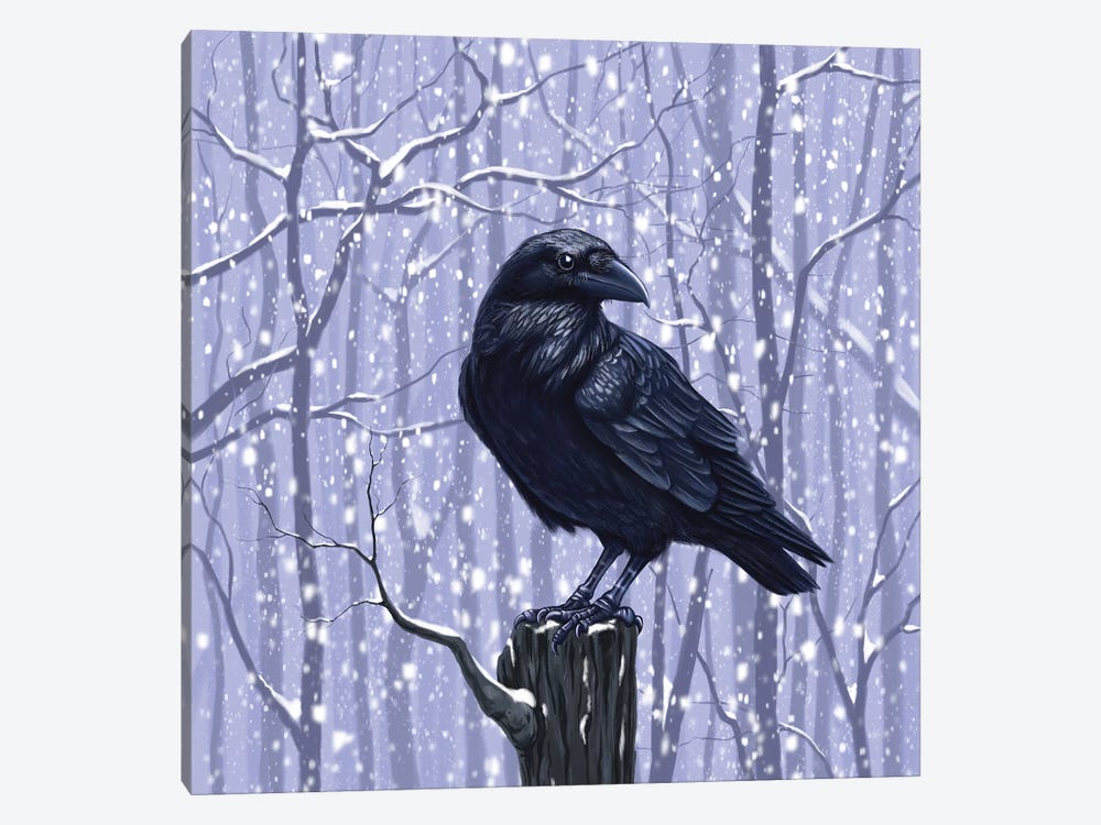 Winter Raven by Vasilisa Romanenko 1-piece Art Print