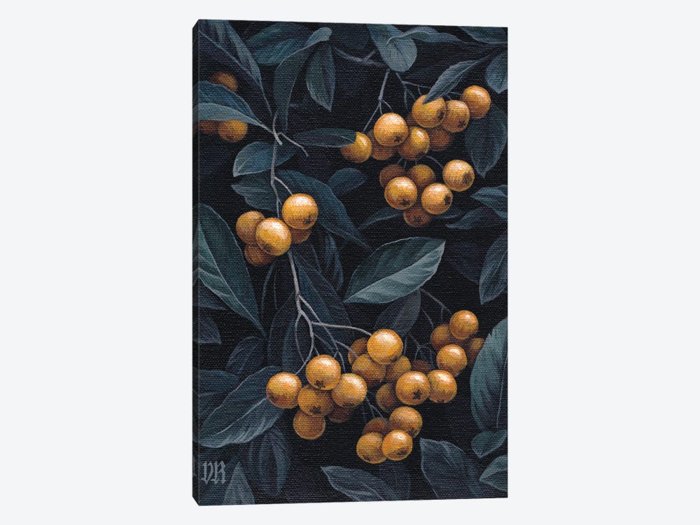 Firethorn Berries by Vasilisa Romanenko 1-piece Canvas Art