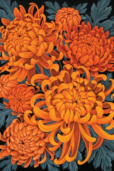 Chrysanthemums: Chrysanthemums by Vasilisa Romanenko