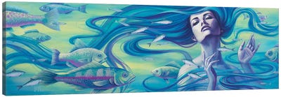 Aquatic III Canvas Art Print - Vasilisa Romanenko