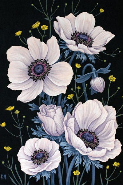 Vasilisa Romanenko: Anemones by Vasilisa Romanenko
