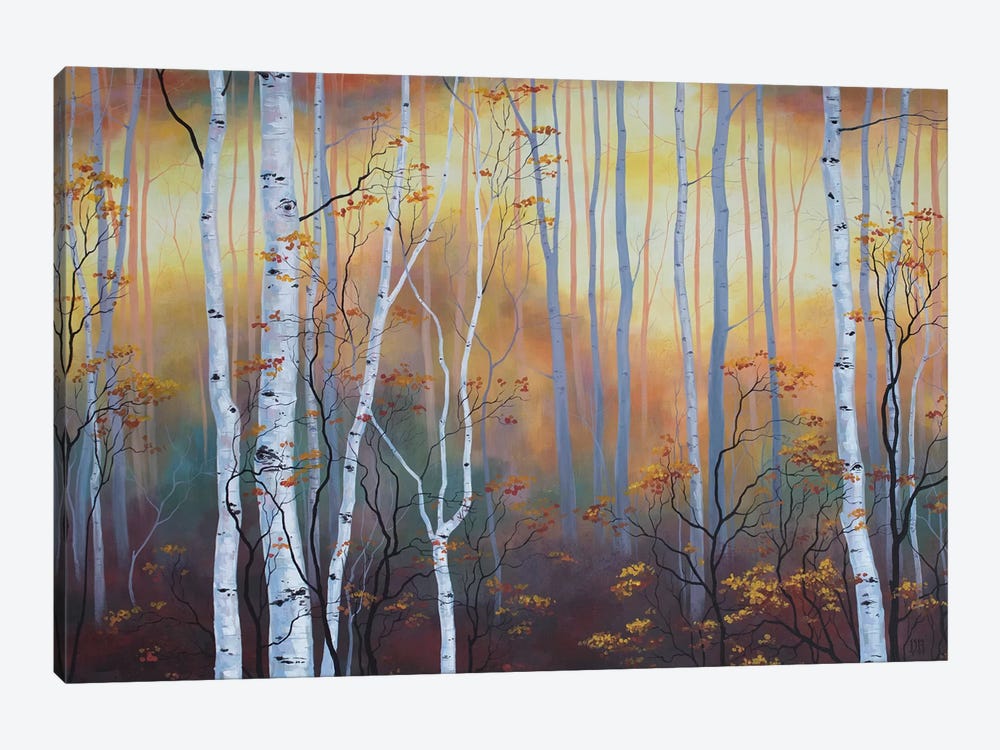 Autumn Glow by Vasilisa Romanenko 1-piece Canvas Art Print