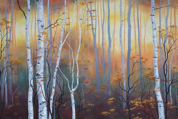 All Things Klimt: Autumn Glow by Vasilisa Romanenko