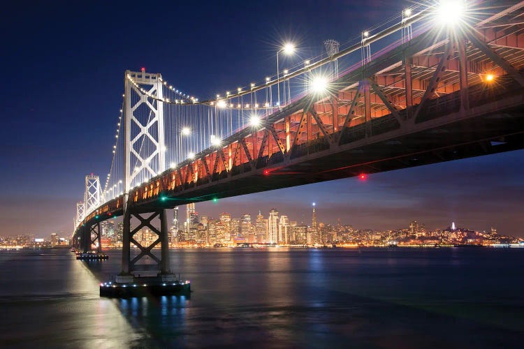 Under The Bay Bridge by John Gavrilis wall art
