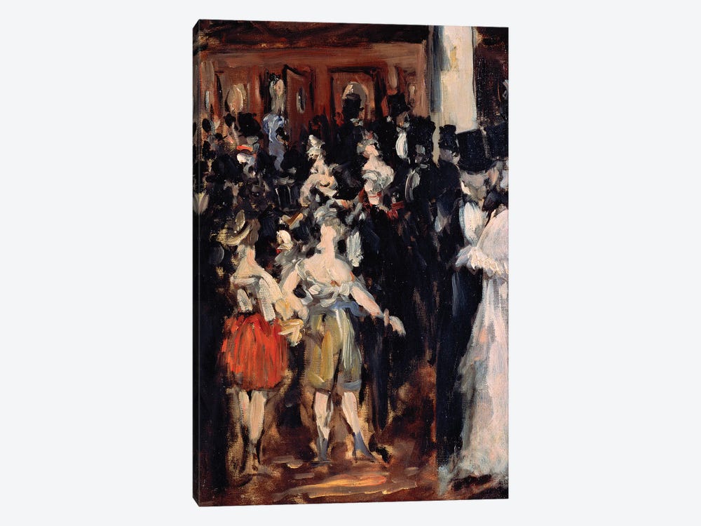 Masked Ball at the Opera, 1873 1-piece Canvas Wall Art