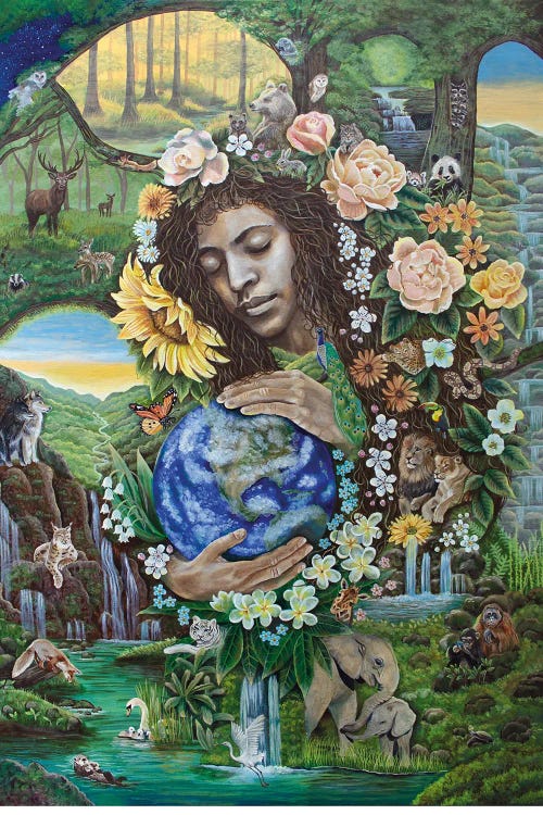 Beauty Of Gaia by Verena Wild wall art