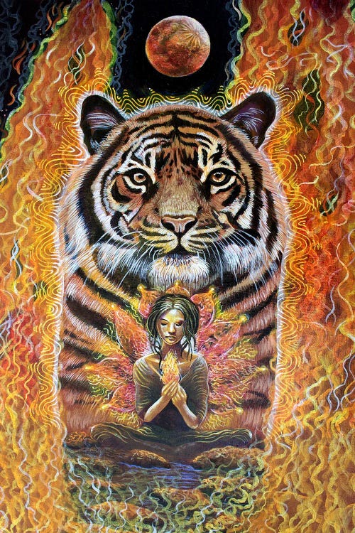 Keeper Of The Sacred Flame by Verena Wild wall art