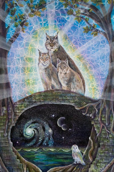 Gatekeepers Of The Mystery by Verena Wild canvas print