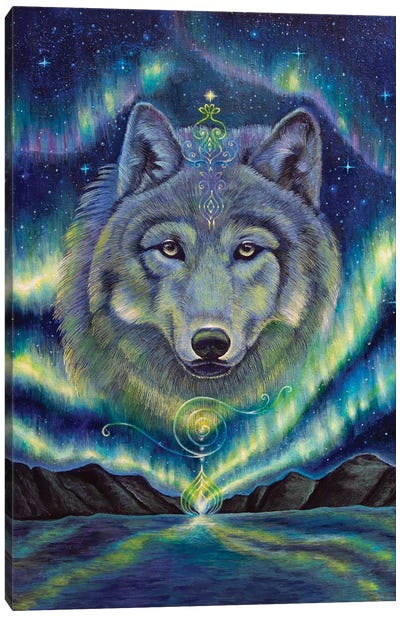 Pathfinder Canvas Art Print - Wolf Art