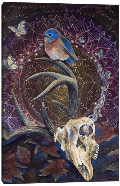Sacred Cycle Canvas Art Print - Mandala Art