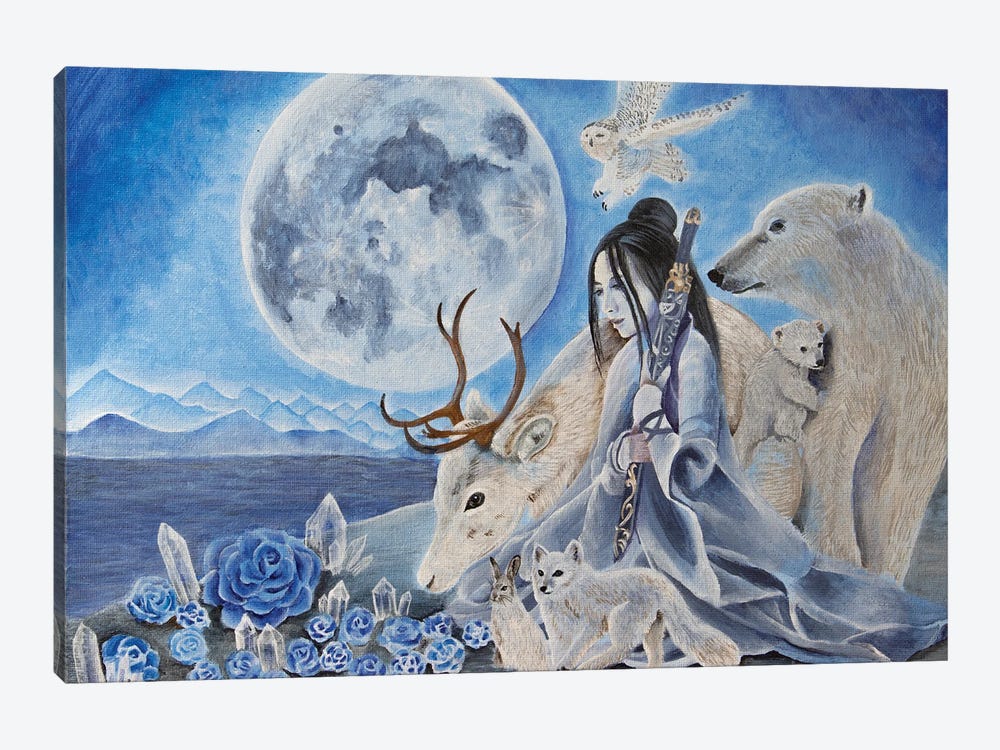 Snow Moon by Verena Wild 1-piece Art Print
