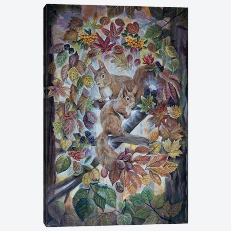 The Smell Of Autumn Leaves Canvas Print #VRW41} by Verena Wild Canvas Wall Art