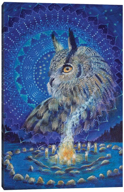 Wisdom Keeper Canvas Art Print - Mandala Art