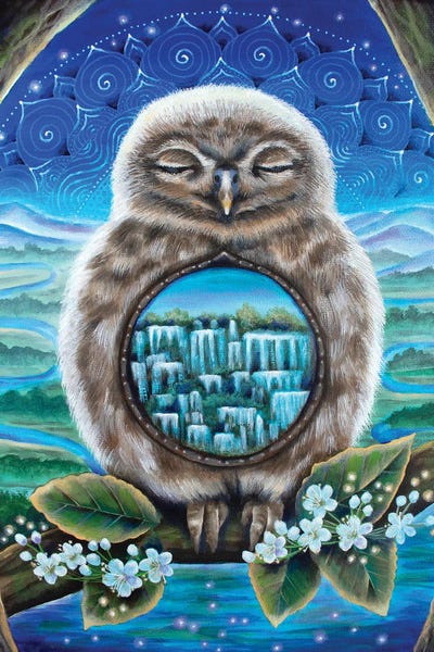 Connecting To The Source by Verena Wild framed wall art