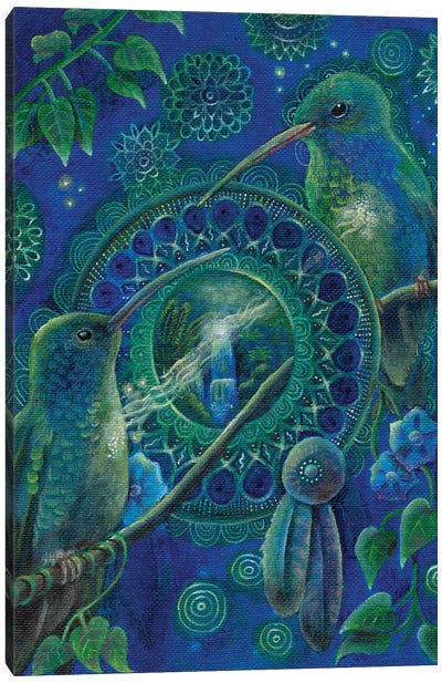 Whisper Of The Heart Canvas Art Print - Mandala Art