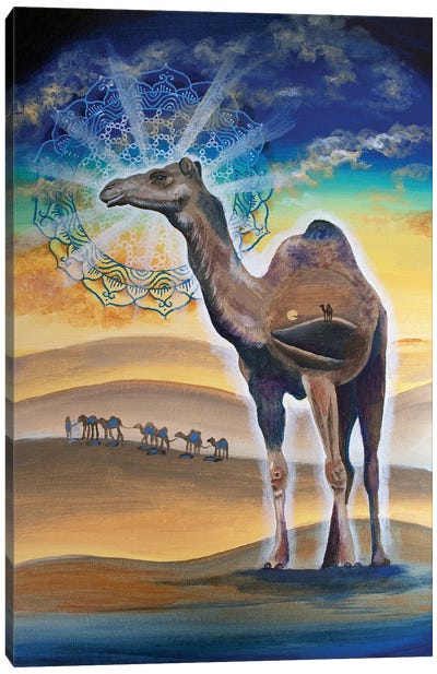 Soul Journey Canvas Art Print - Camel Art