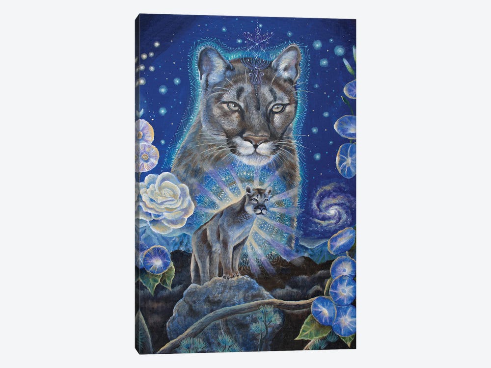 Cougar by Verena Wild 1-piece Canvas Wall Art