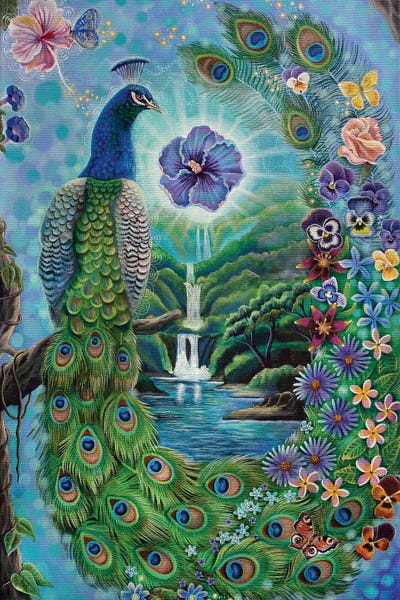 Peacocks: Gift Of Abundance by Verena Wild