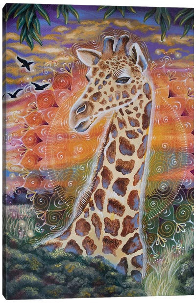 Giraffe Canvas Art Print - Verena Wild