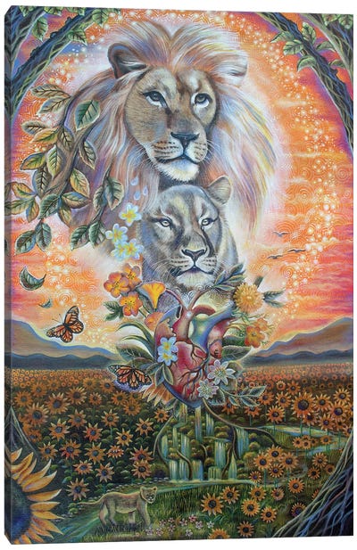 Lionheart Canvas Art Print - Verena Wild