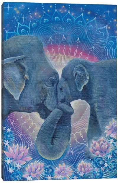 Only Together Canvas Art Print - Mandala Art