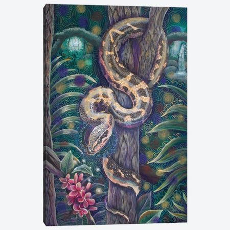 Snake Medicine Canvas Print #VRW74} by Verena Wild Canvas Art
