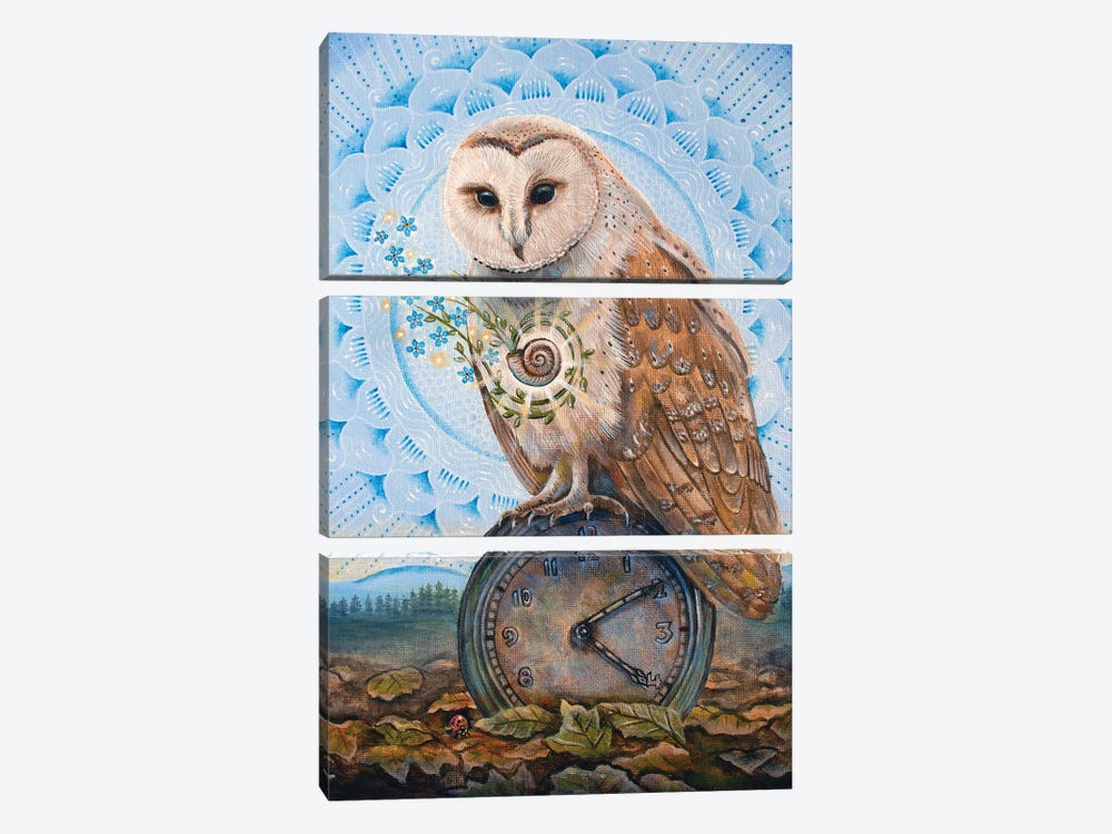 Letting Go Of The Old, Embracing The New by Verena Wild 3-piece Canvas Art
