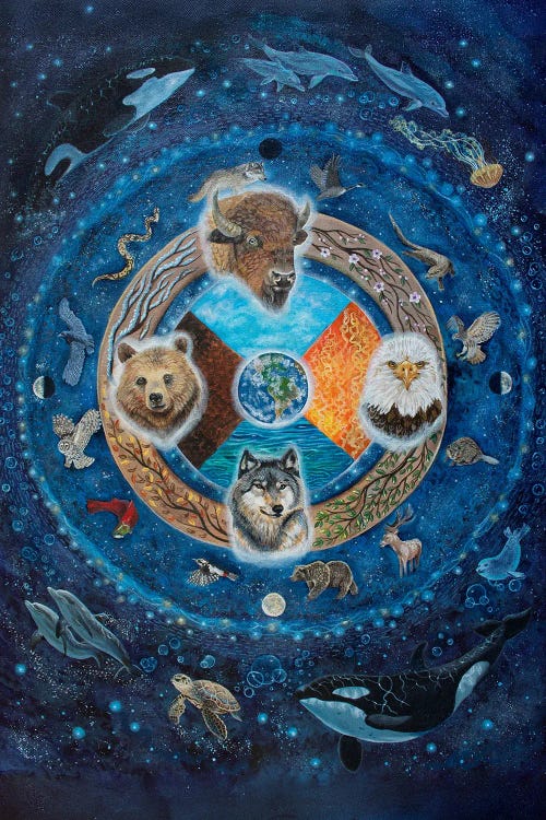 Medicine Wheel by Verena Wild wall art