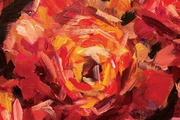 Big Red Flower by Valery Rybakow wall art