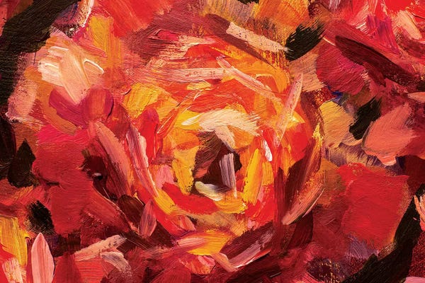 Valery Rybakow: Big Red Flower by Valery Rybakow