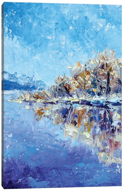 Winter Sea Canvas Art Print - Valery Rybakow